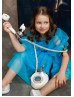 Puff Sleeves Tulle Tiered Flower Girl Dress